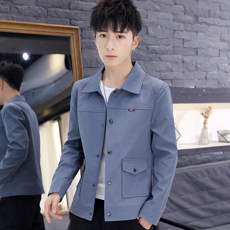 Jacket Men's Spring 2023New Korean Gown Personality Spring and Autumn Clothes Handsome Short Jacket All-match Tooling Jacket.
Jacket Men's Spring 2023New Korean Gown Personality Spring and Autumn Clothes Handsome Short Jacket All-match Tooling Jacket.