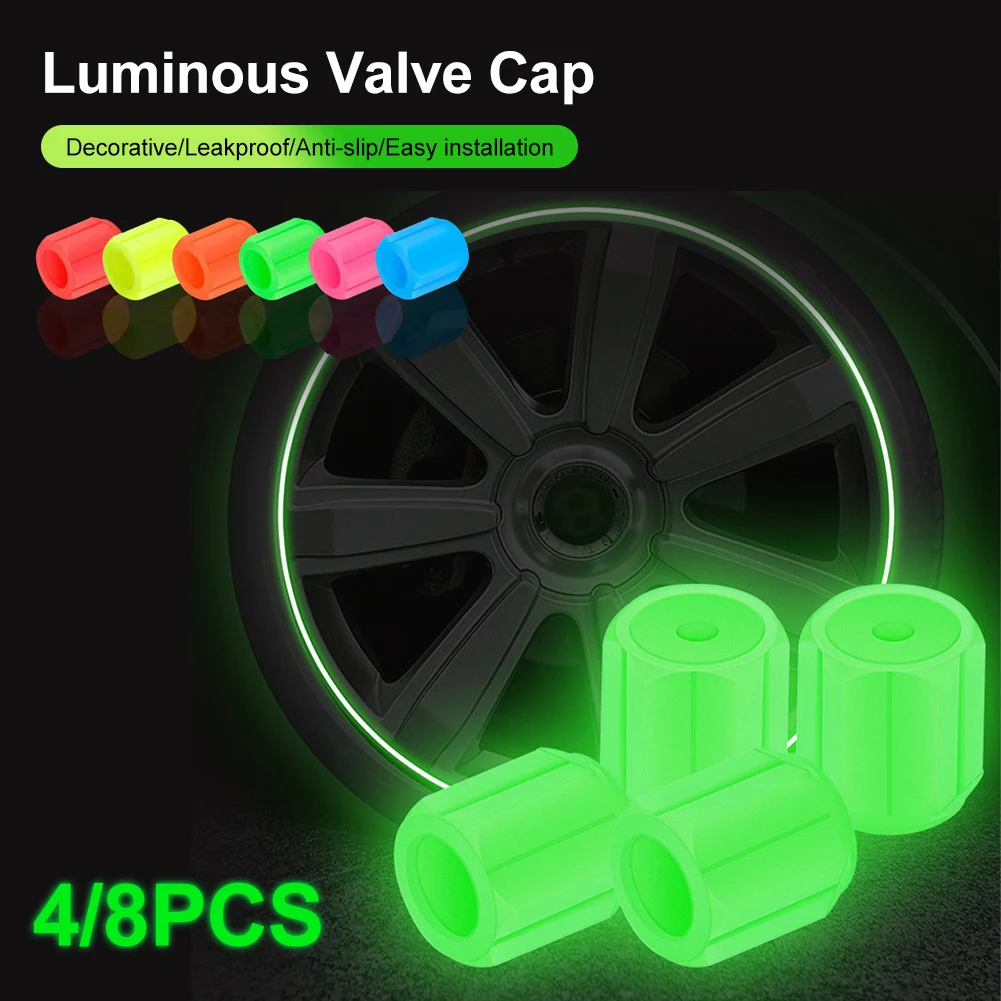 4/16 PCS Car Luminous Tire Valve Caps Universal Luminous Waterproof Tire Valve Caps for Car Tire Decorative Accessories
4/16 PCS Car Luminous Tire Valve Caps Universal Luminous Waterproof Tire Valve Caps for Car Tire Decorative Accessories