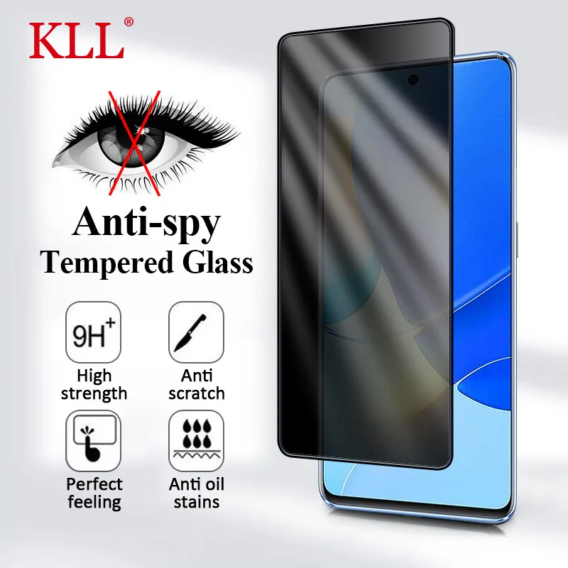 

Anti-spy Glass for Huawei P50e P40 P30 Lite Nova 10 9 8 SE 8i 7 Y9A Y7AP P Smart Privacy Screen Protector Huawei Mate 50 Glass