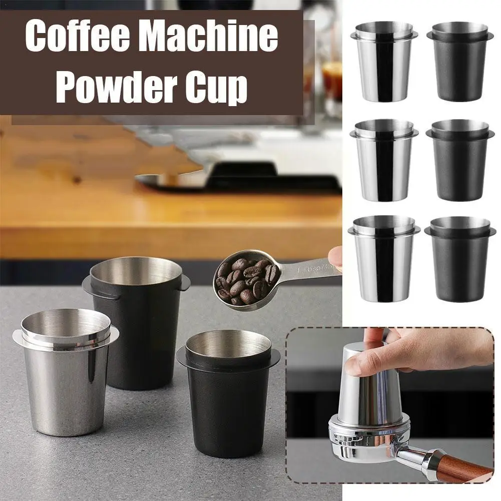 Coffee Dosing Cup Stainless Steel Coffee Dosing Cup Powder Feeder Part 51/53/58 Mm For Espresso Machine Coffeeware Accessor Q4Z6
Coffee Dosing Cup Stainless Steel Coffee Dosing Cup Powder Feeder Part 51/53/58 Mm For Espresso Machine Coffeeware Accessor Q4Z6