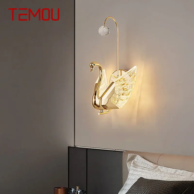 TEMOU Modern Swan LED Interior Wall Lamp Vintage Creative Sconce Light for Home Bedroom Decor
TEMOU Modern Swan LED Interior Wall Lamp Vintage Creative Sconce Light for Home Bedroom Decor