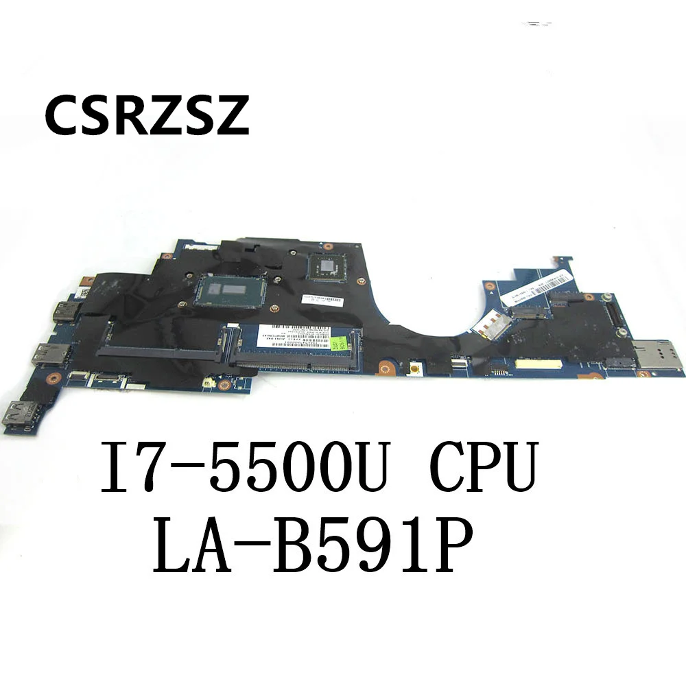 CSRZSZ For Lenovo Thinkpad Yoga S5 15 Laptop motherboard LA-B591P 00NY539 with i7-5500u CPU Test all functions 100%
CSRZSZ For Lenovo Thinkpad Yoga S5 15 Laptop motherboard LA-B591P 00NY539 with i7-5500u CPU Test all functions 100%