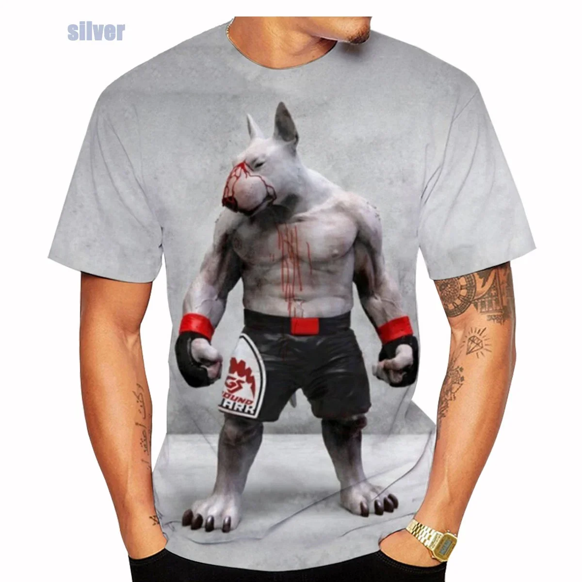Summer Fashion Bull Terrier T-shirt 3D Printed Pattern for Men and Women Casual Short Sleeve Bull Terrier O Collar T-shirt Boys
Summer Fashion Bull Terrier T-shirt 3D Printed Pattern for Men and Women Casual Short Sleeve Bull Terrier O Collar T-shirt Boys
