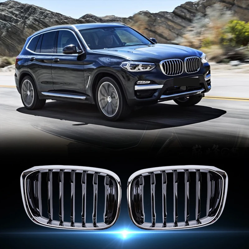 Car Front Kidney Grill For -BMW 3 4 X3 X4 G01 G02 G08 2018 2019 2020 Single Line 1Slat Chrome+Black Bumper Racing Grills
Car Front Kidney Grill For -BMW 3 4 X3 X4 G01 G02 G08 2018 2019 2020 Single Line 1Slat Chrome+Black Bumper Racing Grills
