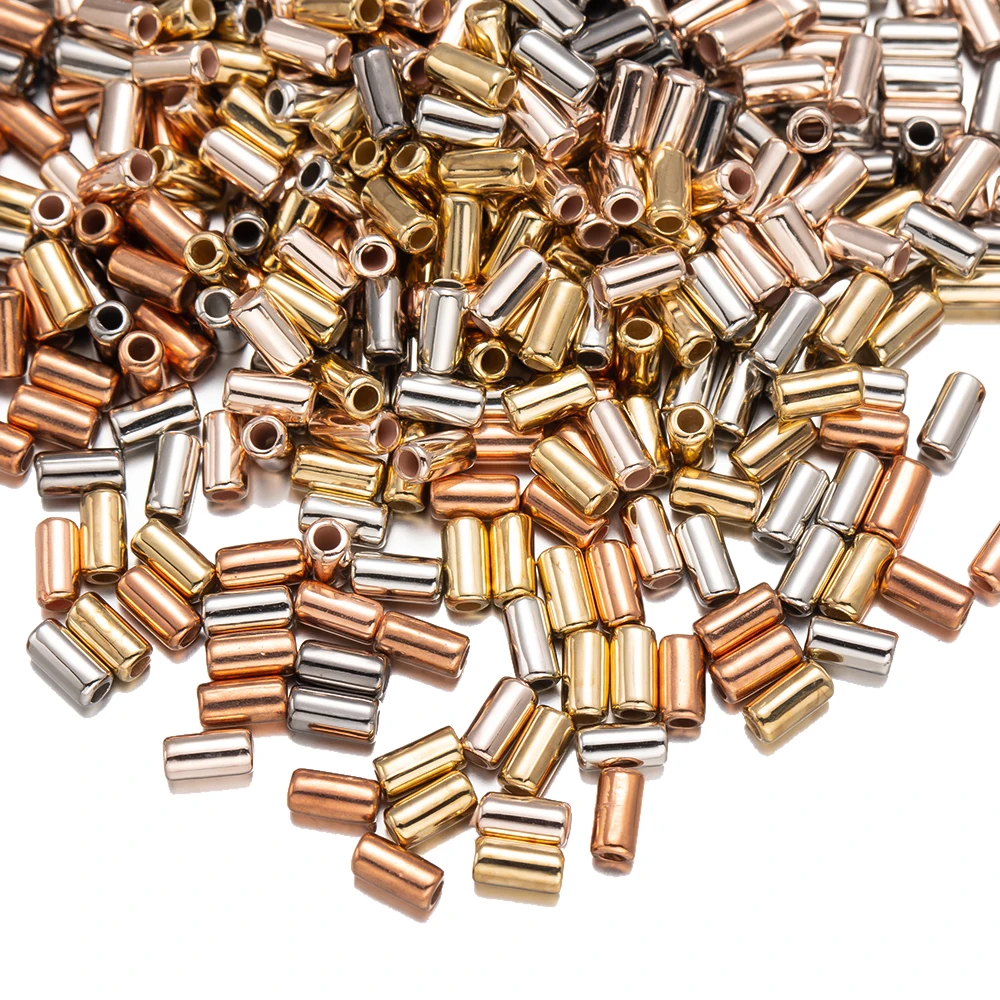 500Pc 3x6mm CCB Plastic Loose Spacer Beads For DIY Jewelry Making Findings Supplies Handmade Necklace Bracelet Craft Accessories
500Pc 3x6mm CCB Plastic Loose Spacer Beads For DIY Jewelry Making Findings Supplies Handmade Necklace Bracelet Craft Accessories