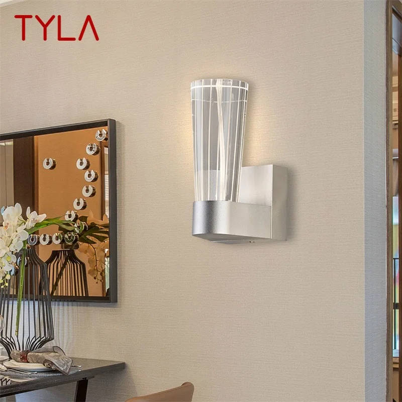 TYLA Crystal Wall Lamps LED Silver Aluminum Indoor Wall Sconce New Design For Home Foyer Bedroom Living Room Office Hotel
TYLA Crystal Wall Lamps LED Silver Aluminum Indoor Wall Sconce New Design For Home Foyer Bedroom Living Room Office Hotel