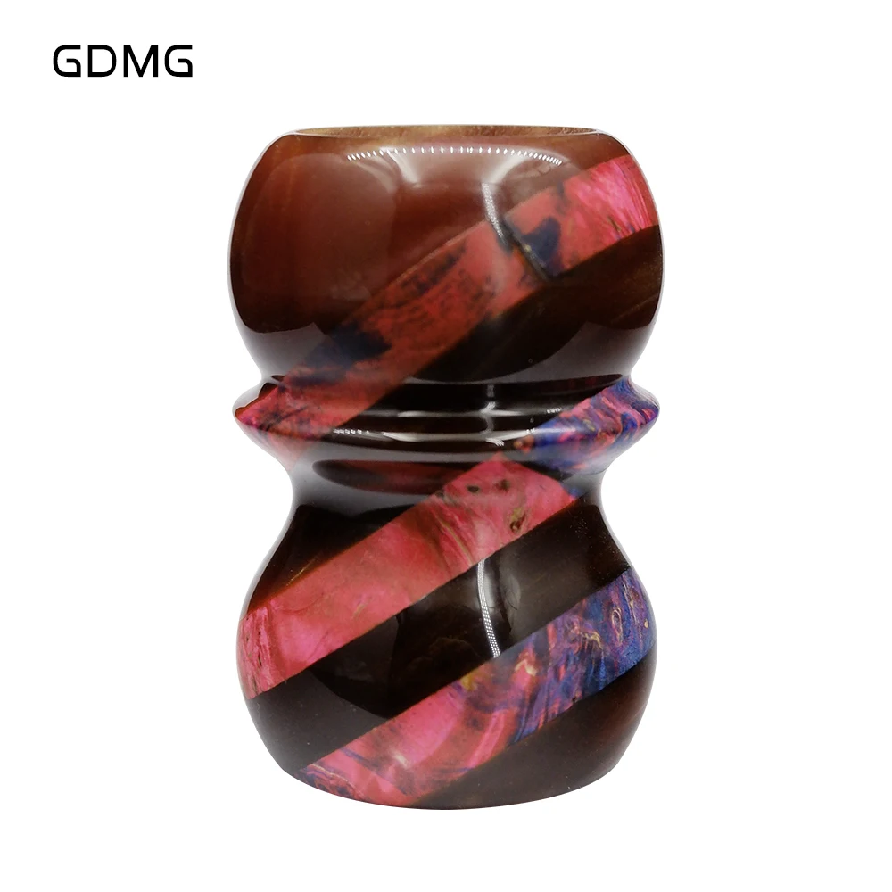 

GDMG Handmade Neon Men's Shaving Brush Handle Resin and Wood Beard Cleaning Tools Wet Shaving Customized Size