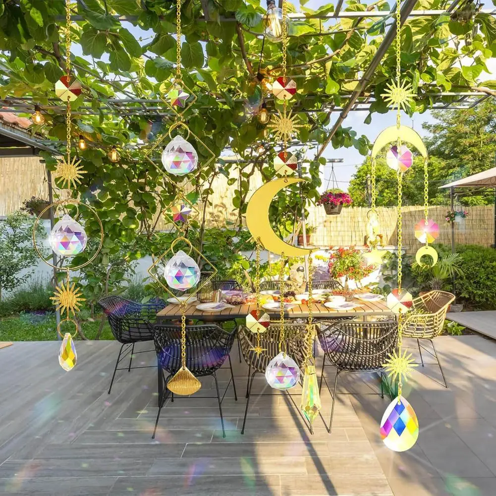 Hanging Ornaments Vibrant Faux Sun Catcher Pendants Reflective Window Ornaments with Stunning Visual Effect 4pcs Set Sun
Hanging Ornaments Vibrant Faux Sun Catcher Pendants Reflective Window Ornaments with Stunning Visual Effect 4pcs Set Sun
