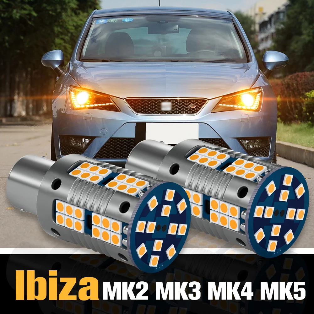 

2pcs Canbus LED Turn Signal Light Lamp Accessories For Seat Ibiza MK2 6K MK3 6L MK4 6J 6K MK5 1993-2020 2014 2015 2016 2017 2018