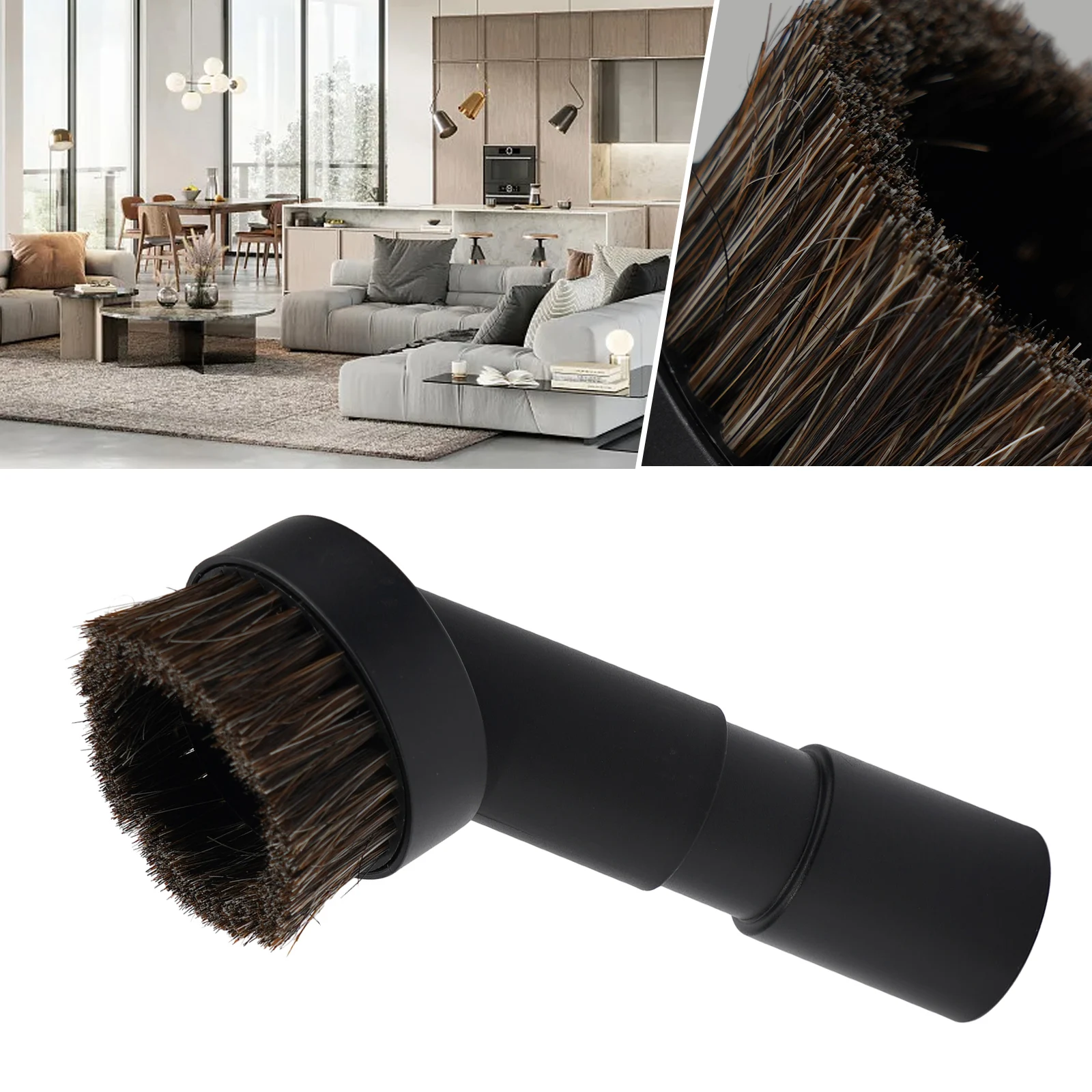 1PC 2.5cm Long Horse Hair Round Brush And Vacuum Cleaner Converting Adapter 32mm To 35mm Household Cleaning Tools Accessories
1PC 2.5cm Long Horse Hair Round Brush And Vacuum Cleaner Converting Adapter 32mm To 35mm Household Cleaning Tools Accessories