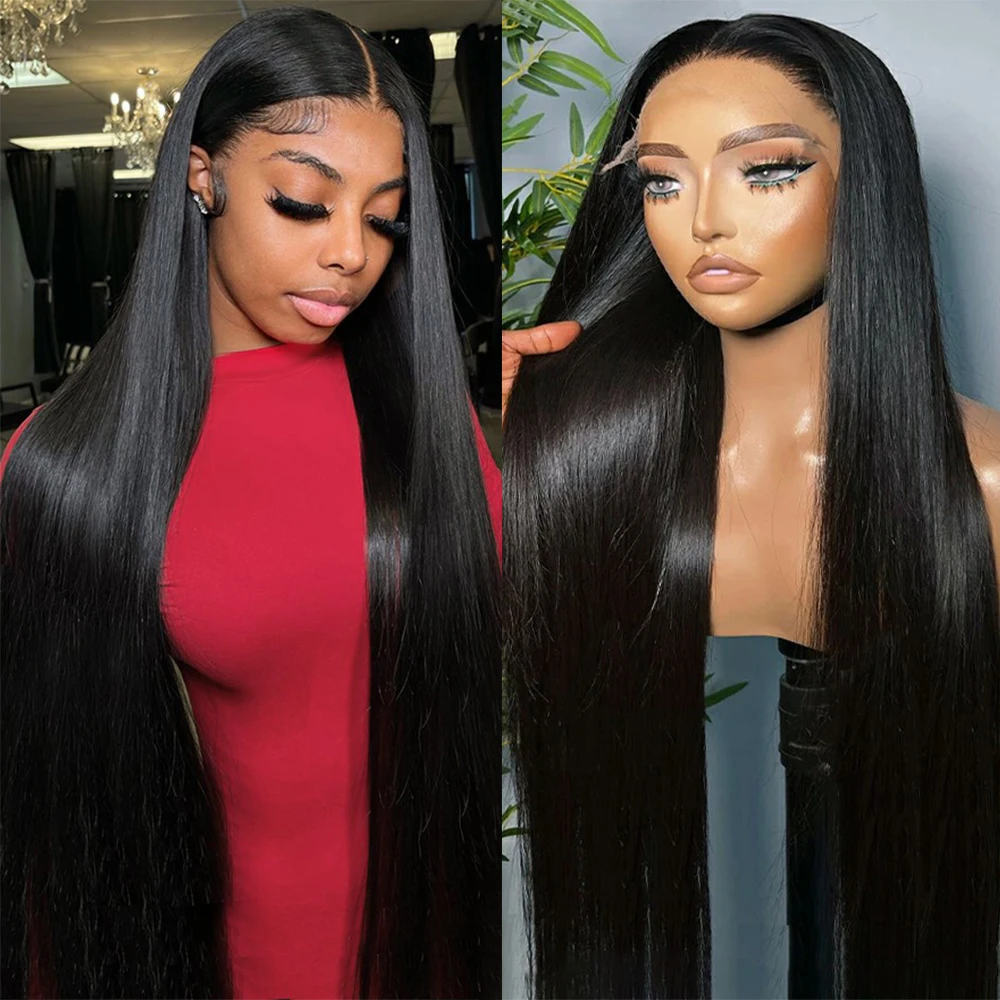 36 Inch Bone Straight Lace Front Human Hair Wigs For Women 180 Density Brazilian Loose Wave 13X6/13X4/360 Lace Frontal Wig Cheap
36 Inch Bone Straight Lace Front Human Hair Wigs For Women 180 Density Brazilian Loose Wave 13X6/13X4/360 Lace Frontal Wig Cheap