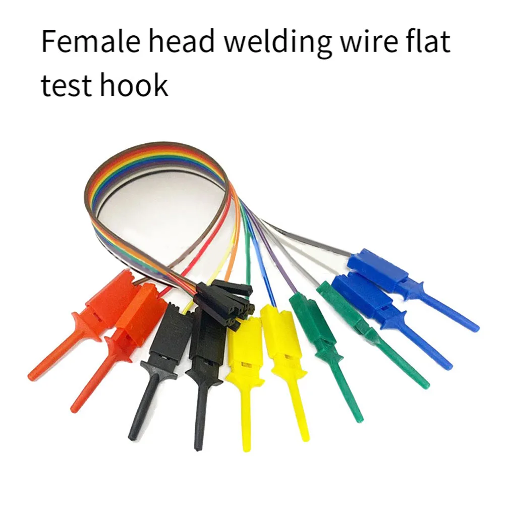 20cm 10 Pin Hook Cable Clamp Kit 5 Color Logic Analyzer Cable Clamp Probe For Chips Pins Connecting Testing Instrument Parts
20cm 10 Pin Hook Cable Clamp Kit 5 Color Logic Analyzer Cable Clamp Probe For Chips Pins Connecting Testing Instrument Parts