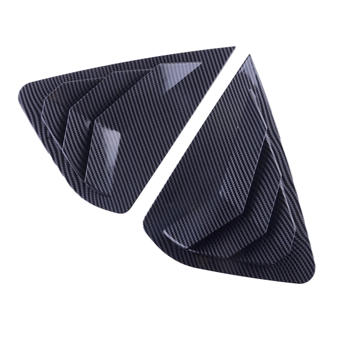 

1 Pair Carbon Fiber Style ABS Car Exterior Rear Window Side Vent Louver Scoop Cover Trim Fit for Nissan Altima Teana 2013-2018