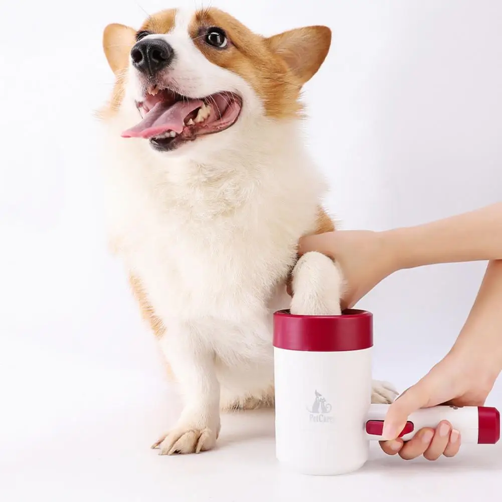 Pet Paw Cleaner Portable Pet Foot Washer with Ergonomic Handle for Automatic Brush Cup No Battery Dog Paw Cleaner Easy to Use
Pet Paw Cleaner Portable Pet Foot Washer with Ergonomic Handle for Automatic Brush Cup No Battery Dog Paw Cleaner Easy to Use