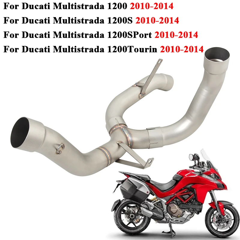 Выхлопные системы для мотоциклов, слипоны для Ducati Multistrada 1200 1200S 1200SPort 1200Tourin 2010-2014, Соединительная труба, оригинал
Выхлопные системы для мотоциклов, слипоны для Ducati Multistrada 1200 1200S 1200SPort 1200Tourin 2010-2014, Соединительная труба, оригинал