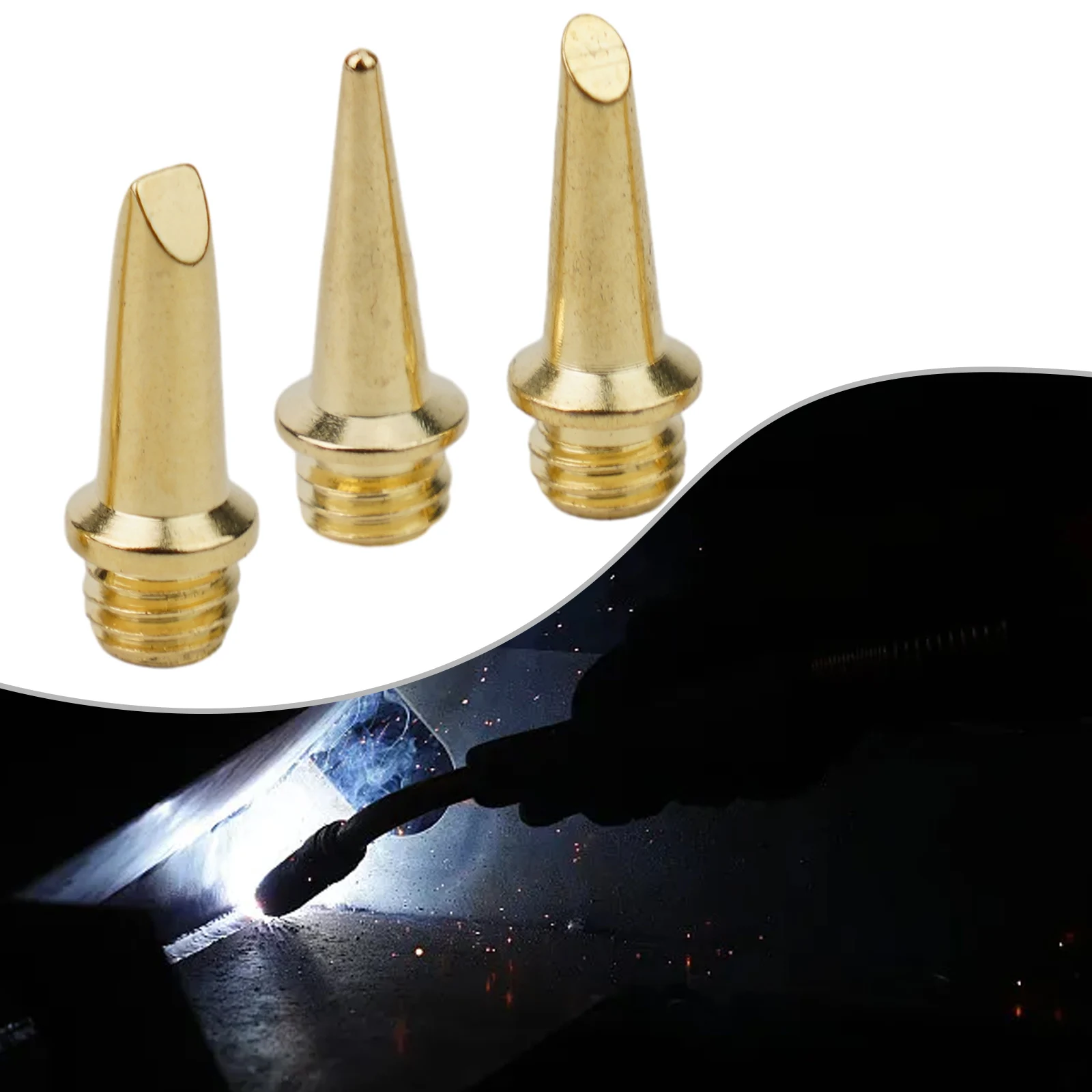 3Pcs HS-1115K Gas Soldering Iron Tip Welding Head Kit Spare Parts For HS-1115K Soldering Iron Cordless 26ml Welding Torch Pen
3Pcs HS-1115K Gas Soldering Iron Tip Welding Head Kit Spare Parts For HS-1115K Soldering Iron Cordless 26ml Welding Torch Pen