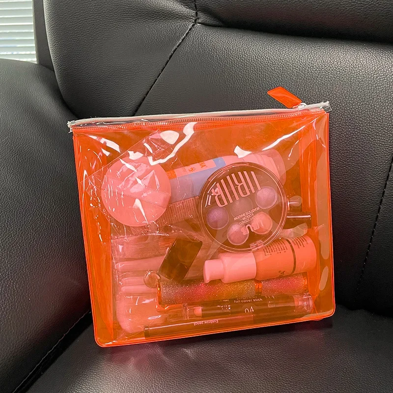 Women Portable Travel Wash Bag Solid Transparent Waterproof Makeup Storage Pouch Large Capacity Cosmetic Organizer Beauty Bag 
Women Portable Travel Wash Bag Solid Transparent Waterproof Makeup Storage Pouch Large Capacity Cosmetic Organizer Beauty Bag