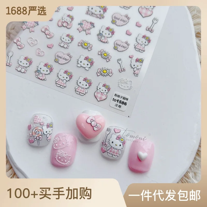 Relief 1586 Hot Adhesive Cute Nail Stickers Japanese Stickers Nail Stickers Cartoon Cat
Relief 1586 Hot Adhesive Cute Nail Stickers Japanese Stickers Nail Stickers Cartoon Cat