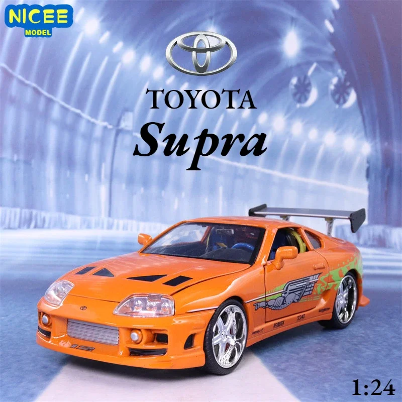 Jada 1:24 Fast and Furious Brian’s 1995 Toyota Supra High Simulation Diecast Metal Alloy Model Car kids Toy Gift Collection J187
Jada 1:24 Fast and Furious Brian’s 1995 Toyota Supra High Simulation Diecast Metal Alloy Model Car kids Toy Gift Collection J187