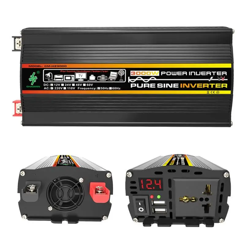 Car Power Inverter 500W 12V To 220V Sine Wave RV Truck Solar Inverter Car Fast Charging Adapter For Camping Outdoors For Cars
Car Power Inverter 500W 12V To 220V Sine Wave RV Truck Solar Inverter Car Fast Charging Adapter For Camping Outdoors For Cars