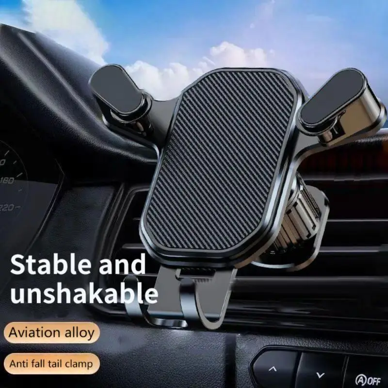 

Car Gravity Phone Bracket 360° Rotation Car Air Vent Extension Clip Holder GPS Support Anti-drop CellPhone Mount Stand Universal