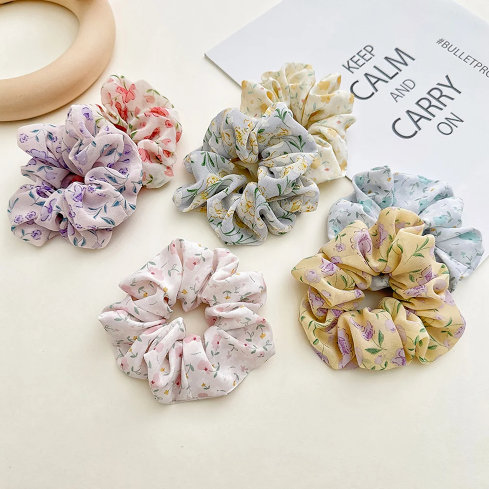 Chiffon Flower Hair Rope Floral Printed Scrunchies Elastic Hair Rubber Band Ponytail Holder Hair Ties Fashion Hair Accessories
Chiffon Flower Hair Rope Floral Printed Scrunchies Elastic Hair Rubber Band Ponytail Holder Hair Ties Fashion Hair Accessories
