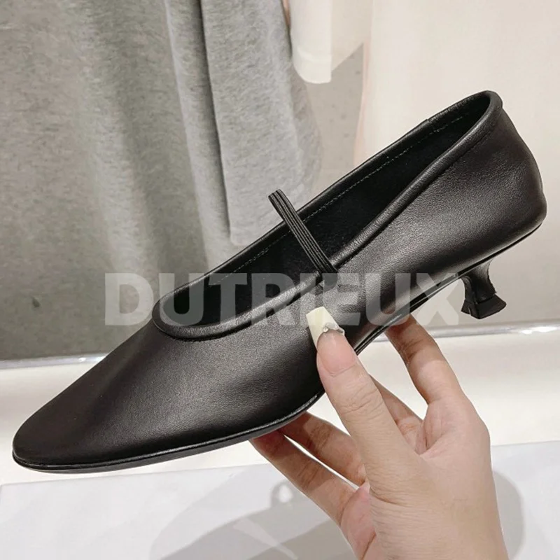 Women High Heel Shoes Spring Autumn Genuine Leatherr Upper Solid Color Round Head Pumps Simplicity Versatile Single Shoes 35-40
Women High Heel Shoes Spring Autumn Genuine Leatherr Upper Solid Color Round Head Pumps Simplicity Versatile Single Shoes 35-40