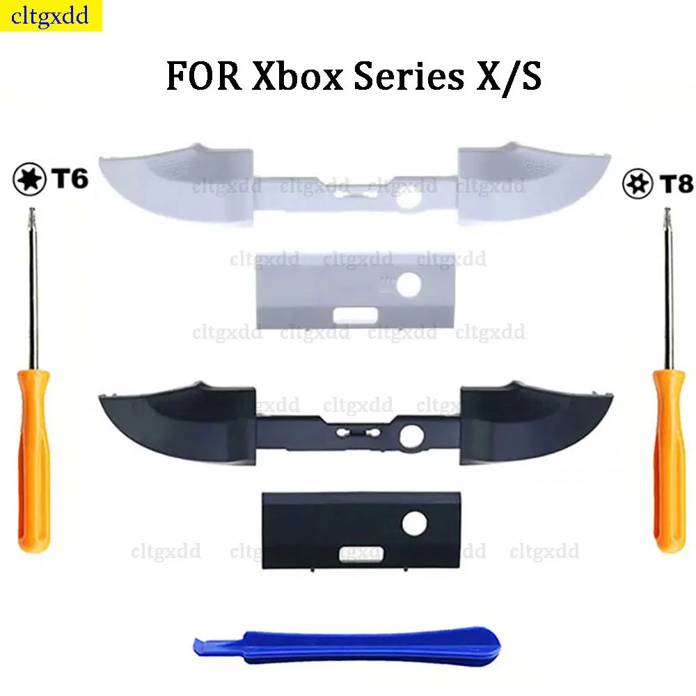 

Cltgxdd FOR Xbox series X S controller RB LB bumper trigger button, shooting button, middle bracket set with screwdriver tool