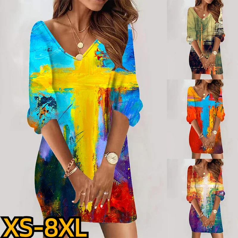 2023 New Design Print Slim Skirt Retro Elegant Party Skirt Autumn Winter Women V-neck Seven-point Sleeve dress Fashion Short
2023 New Design Print Slim Skirt Retro Elegant Party Skirt Autumn Winter Women V-neck Seven-point Sleeve dress Fashion Short