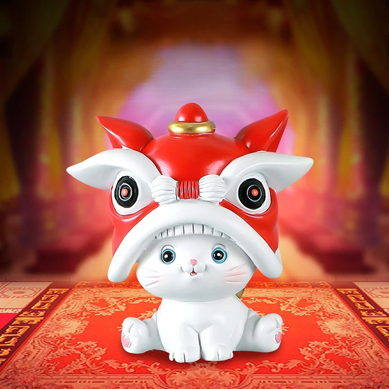 1PC Palace Museum Golden Lion Ornament Cartoon Cat Decorations Handmade Crafts for Living Room, Table Top and Room Decorations
1PC Palace Museum Golden Lion Ornament Cartoon Cat Decorations Handmade Crafts for Living Room, Table Top and Room Decorations