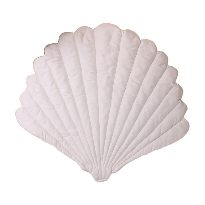 

Y1UB Baby Photo Props Cushion Seashell Posing Carpet Newborn Shower Party Photo Props