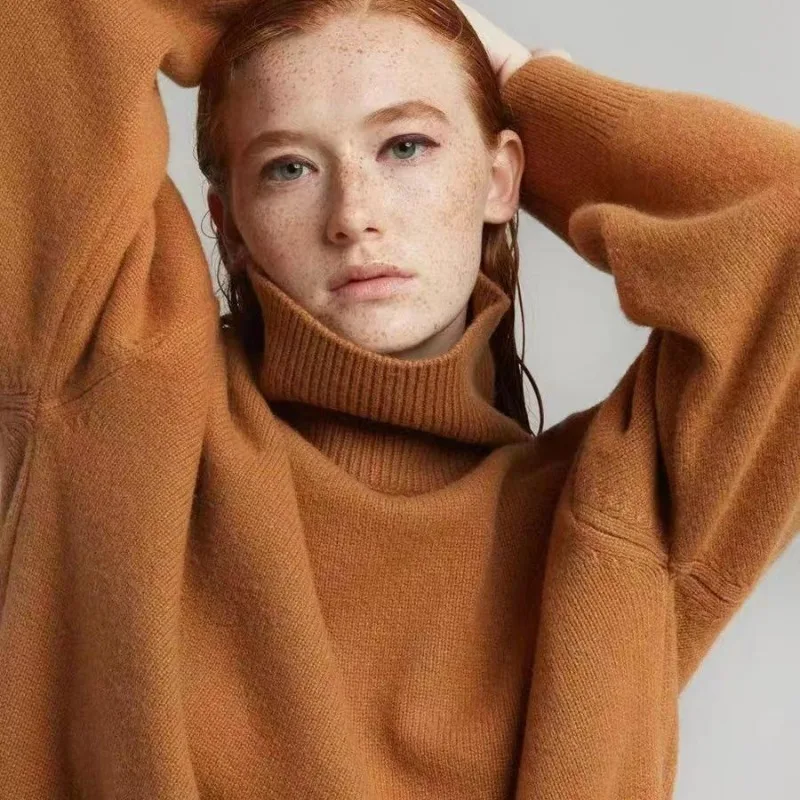 Fr@nkieShop 2024 Autumn/Winter Kendou Same Style Sweater High Neck Slim and Lazy Sweater Small Top
Fr@nkieShop 2024 Autumn/Winter Kendou Same Style Sweater High Neck Slim and Lazy Sweater Small Top