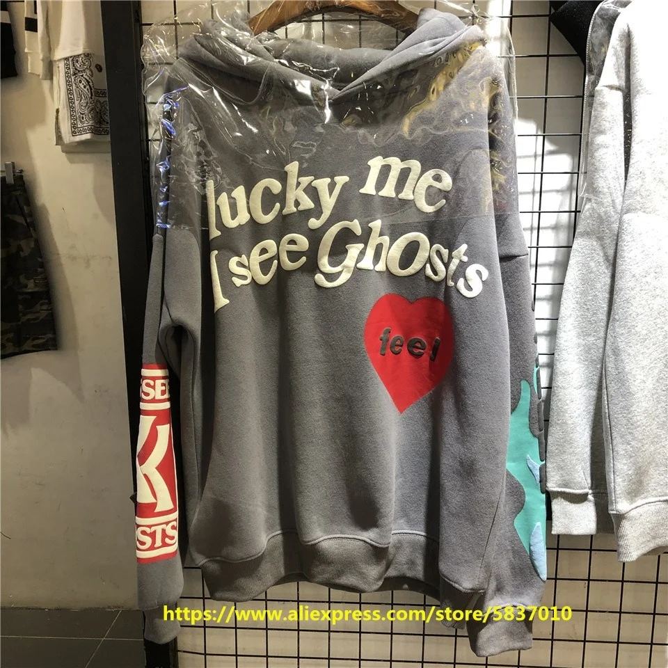 2020 Lucky me Hoodies MEN Women I see Ghosts Hoodies Feel Sleeve red Kanye West Pullovers Kids SEE Ghosts Sweatshirts
2020 Lucky me Hoodies MEN Women I see Ghosts Hoodies Feel Sleeve red Kanye West Pullovers Kids SEE Ghosts Sweatshirts