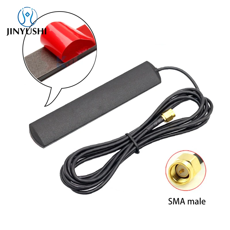 

10Pcs 1M/1.5M/3M 4G LTE Patch Antenna Back Glue 700-2700Mhz SMA Male 3G 5dBi Amplifier Signal Booster For Wifi Router IP / PC