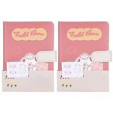 PU Leather Binder Notebook Field Bear A6 Magnetic Buckle Book Stationery Notepad Plan Note pu
PU Leather Binder Notebook Field Bear A6 Magnetic Buckle Book Stationery Notepad Plan Note pu