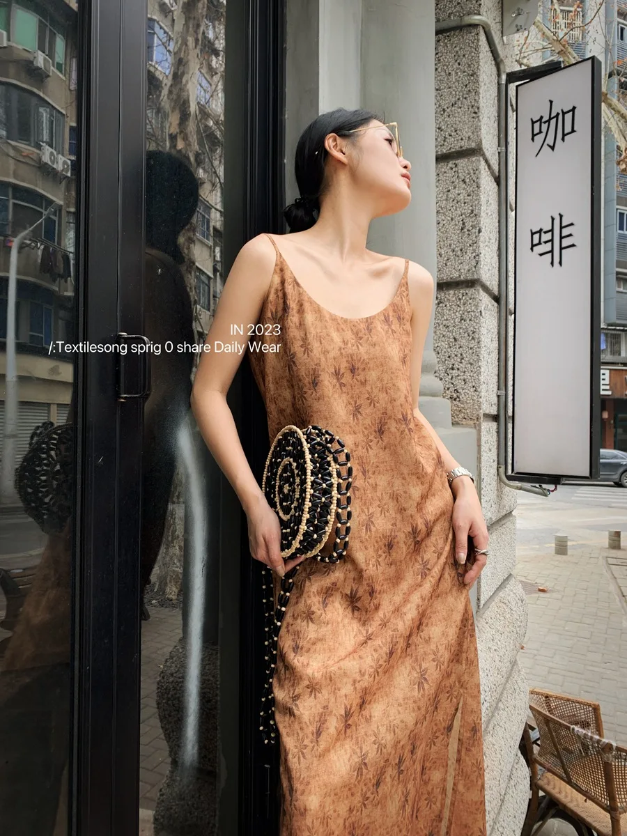 S-M Womens Straight Ankle-length Dress Summer Female Vestidos Sleeveless Halter Print Loose Fashion Retro Ladies Clothes Hw86
S-M Womens Straight Ankle-length Dress Summer Female Vestidos Sleeveless Halter Print Loose Fashion Retro Ladies Clothes Hw86