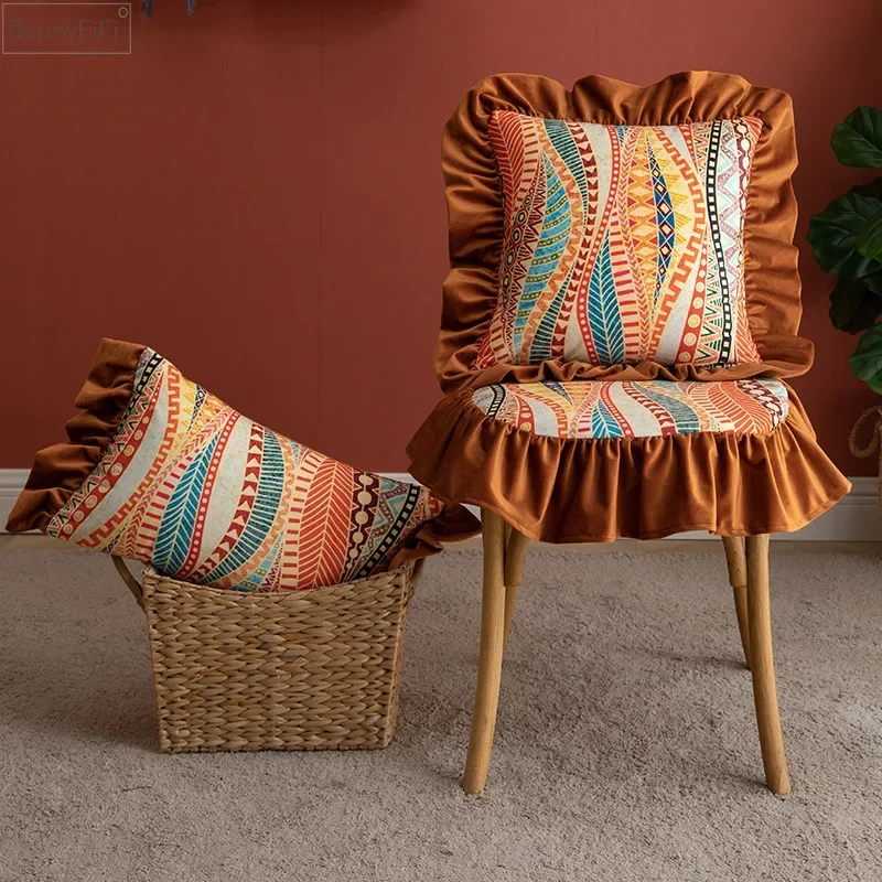 43x43cm/30x50cm Vintage Ruffled Pillow European Classic Ethnic Style Cushion/sofa Cushion Waist Pillow Cushion Cover
43x43cm/30x50cm Vintage Ruffled Pillow European Classic Ethnic Style Cushion/sofa Cushion Waist Pillow Cushion Cover