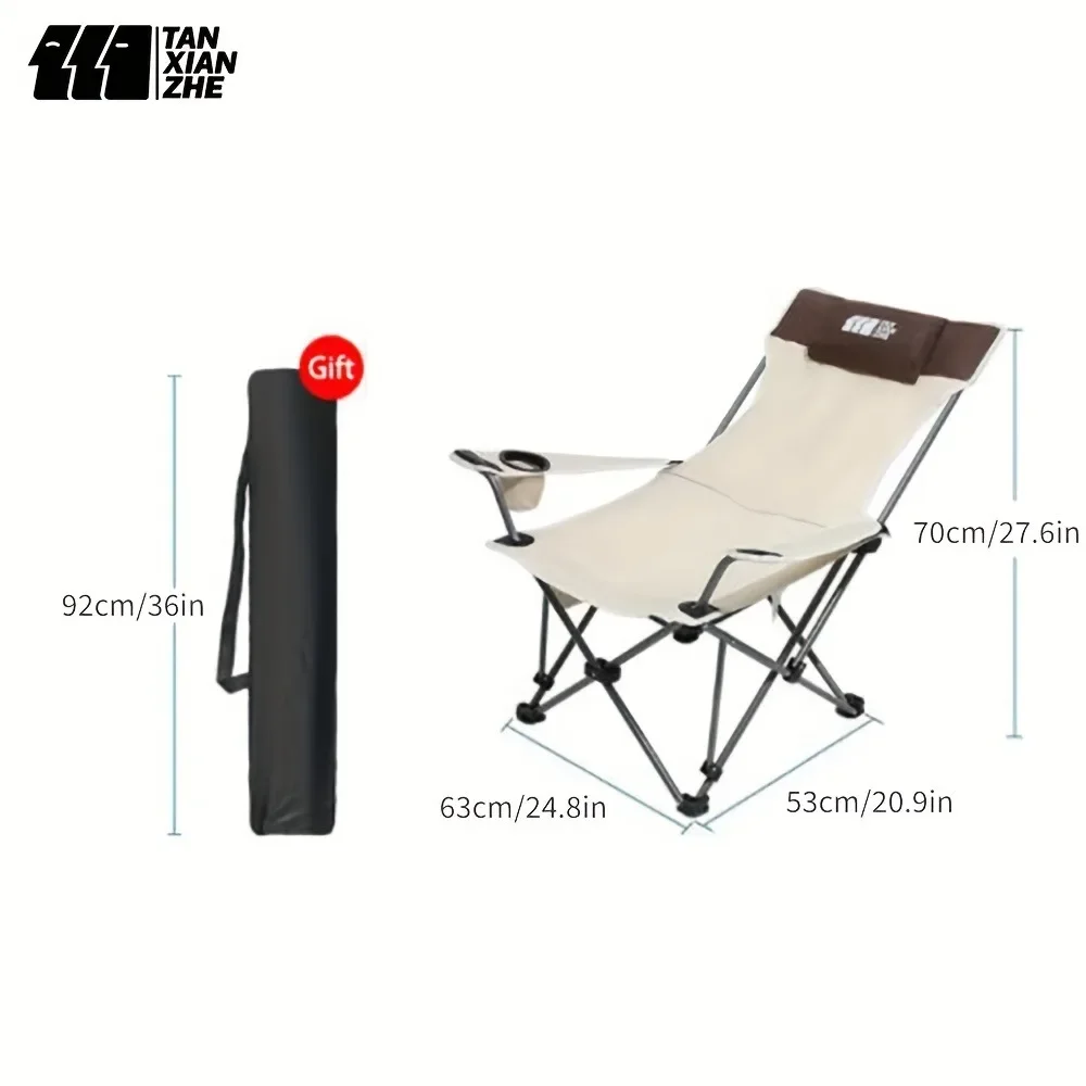 Outdoor Recliner Lounge Chair, Lightweight Camping Folding Beach Picnic Chair with Cup Holder and Carry Bag for Travel, Hiking
Outdoor Recliner Lounge Chair, Lightweight Camping Folding Beach Picnic Chair with Cup Holder and Carry Bag for Travel, Hiking