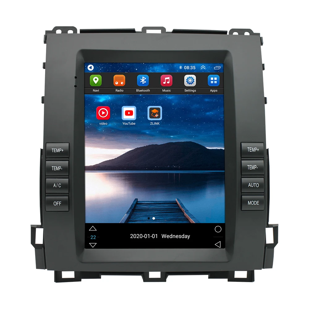 Vertical Screen Tesla Style Android Car Radio Player 2Din Auto Radio For Toyota Prado LC100 LC120 Lexus GX470 2002-2009
Vertical Screen Tesla Style Android Car Radio Player 2Din Auto Radio For Toyota Prado LC100 LC120 Lexus GX470 2002-2009