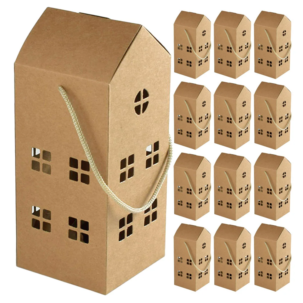 20pcs House Shaped Candy Boxes Handheld Gift Bags Multi-function Treat Boxes for Party
20pcs House Shaped Candy Boxes Handheld Gift Bags Multi-function Treat Boxes for Party