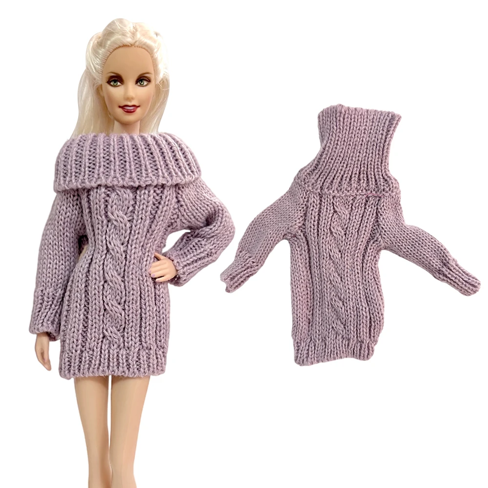 NK Official 1 Pcs Cute Doll Dressup Purple Sweater Student-style shirt Elegant dress For Barbie Doll 1/6 Doll Accessories
NK Official 1 Pcs Cute Doll Dressup Purple Sweater Student-style shirt Elegant dress For Barbie Doll 1/6 Doll Accessories