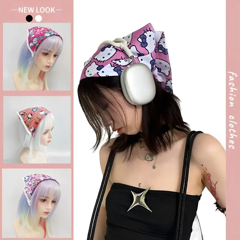 Kawaii Hello Kitty Headband Anime Sanrio Y2K Street Girls Subcultural Fashion Dopamine Sweet Cool Scarf Hair Band Friend Gift
Kawaii Hello Kitty Headband Anime Sanrio Y2K Street Girls Subcultural Fashion Dopamine Sweet Cool Scarf Hair Band Friend Gift