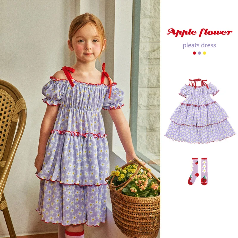 Girls Dress 2024 Summer New Sweet And Cute Floral Girls Cake Dress Cotton Fashion Beach Girls Halter Dresses Children's Clothing
Girls Dress 2024 Summer New Sweet And Cute Floral Girls Cake Dress Cotton Fashion Beach Girls Halter Dresses Children's Clothing