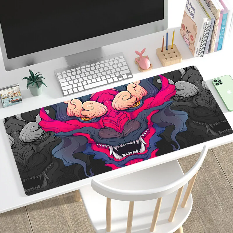 Oni Large Gaming Mouse Pad Japanese Black Table Mat Big Mousepad Gamer PC 100x50cm Carpet Game Keyboard Mouse Mats Accessories
Oni Large Gaming Mouse Pad Japanese Black Table Mat Big Mousepad Gamer PC 100x50cm Carpet Game Keyboard Mouse Mats Accessories