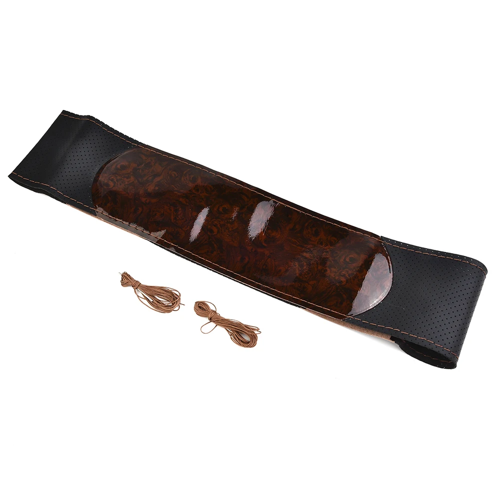 1set Steering Wheel Cover Steering Wheel Cover Car DIY Fit 37-38cm Kit Parts Peach Wood With Needles And Thread
1set Steering Wheel Cover Steering Wheel Cover Car DIY Fit 37-38cm Kit Parts Peach Wood With Needles And Thread