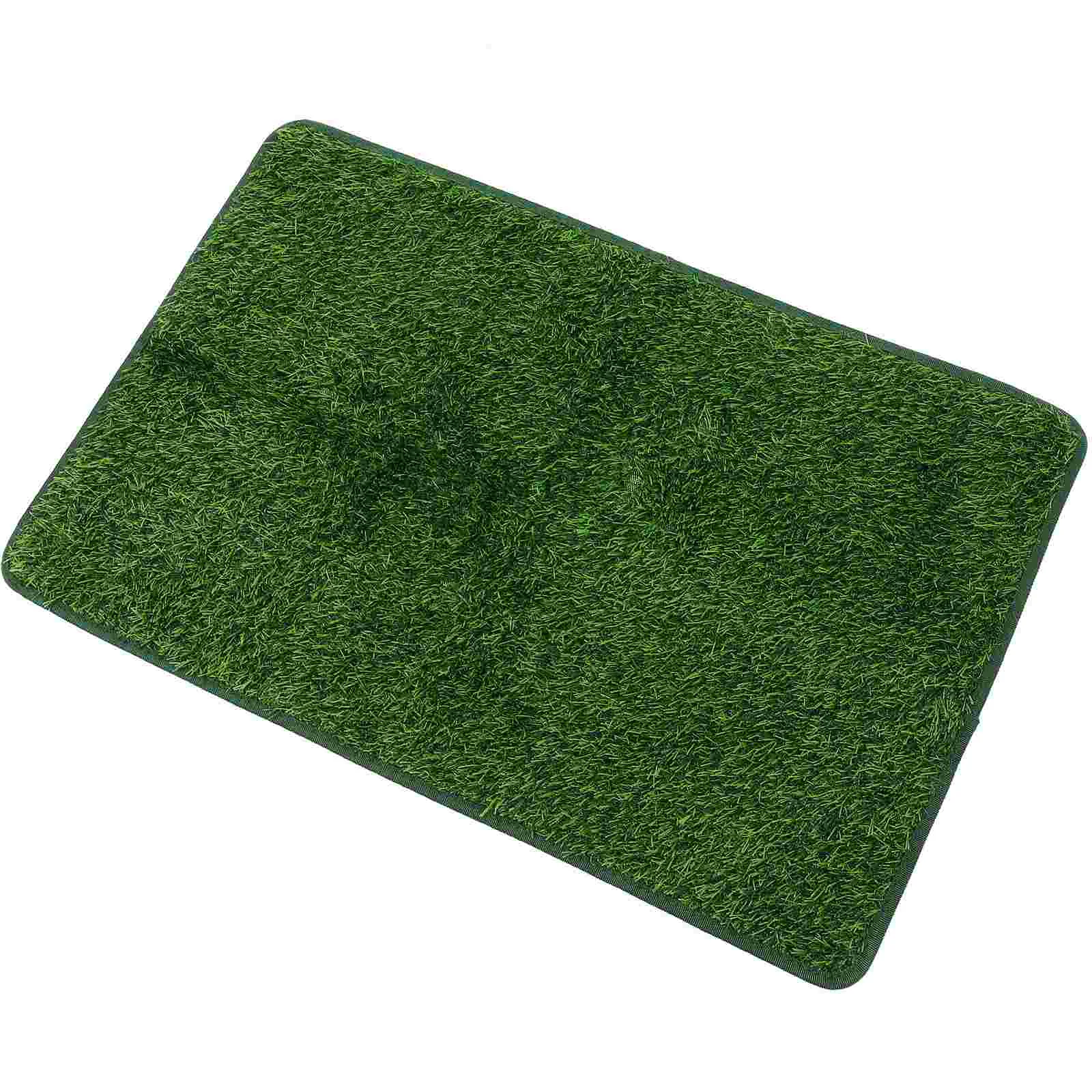

Popetpop Turf Grass Dog Pad Washable Pet Pee Pads Artificial Patch Potty Training Mat Reusable Incontinence Bed Absorbing Pets
