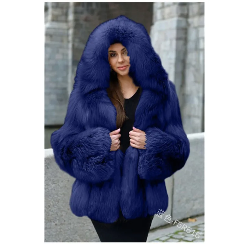 5XL Winter Women Faux Rabbit Fur Coat Hooded Female Super Soft Elegant Thick Warm Outerwear Fake Fur Jacket Artificial
5XL Winter Women Faux Rabbit Fur Coat Hooded Female Super Soft Elegant Thick Warm Outerwear Fake Fur Jacket Artificial