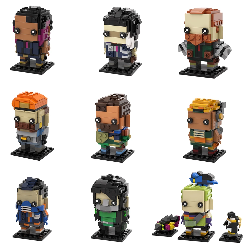 MOC Valoranted Brickheadz Bricks Valoranted Game Building Blocks Set Action Figure Character Model Set Educational Kids Toys
MOC Valoranted Brickheadz Bricks Valoranted Game Building Blocks Set Action Figure Character Model Set Educational Kids Toys