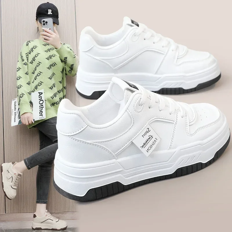 New color-blocking 2024 spring summer casual board shoes thick-soled heightened women's shoes student sports wear-resistant
New color-blocking 2024 spring summer casual board shoes thick-soled heightened women's shoes student sports wear-resistant