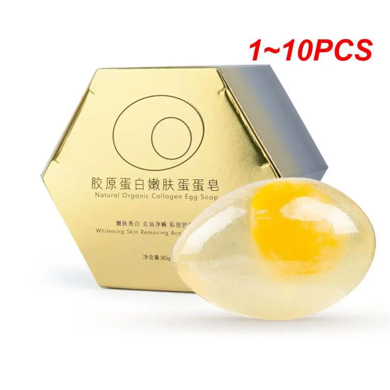 1~10PCS Natural Organic Collagen Soap Removal Pore Acne Handmade Egg Soap Whitening Moisturizing Cleansing Soap Bath Soap Skin
1~10PCS Natural Organic Collagen Soap Removal Pore Acne Handmade Egg Soap Whitening Moisturizing Cleansing Soap Bath Soap Skin